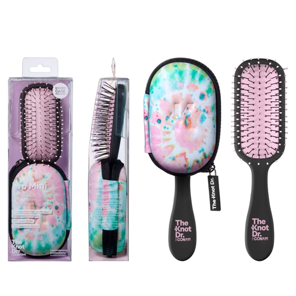 The Knot Dr. Pro Mini Brush +Case (pink)